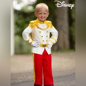 Disney Prince Charming Costume - White, Red, and Gold